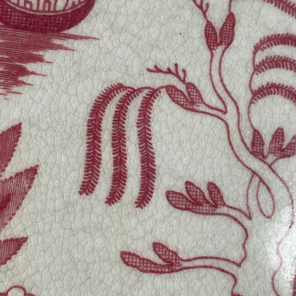 Pink Willow Dinner Plates Lot of 2 Vintage 1940s Fine Quality Made in Japan READ - Picture 10 of 12